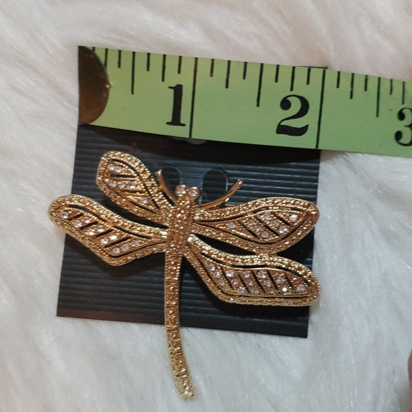 Liz Claiborne Composites gold tone brooch pin NEW - Picture 4 of 4